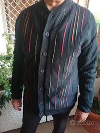 Cardigan maglione pullover vintage taglia L