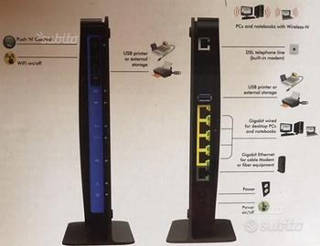 Modem router Netgear N600 wireless DGND3700v2