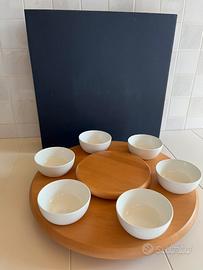 Set da portata girevole con ciotele