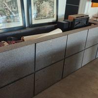 Cucina Minotti porfido grigio modello Terra