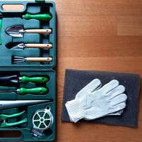 Set giardinaggio 10 attrezzi nuovo