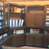 Libreria-credenza angolare componibile