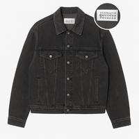 Maison Margiela – Giacca denim nera XL con logo