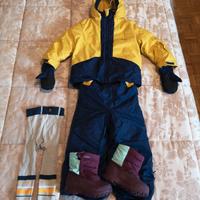 Completo da sci taglia 4/5 anni