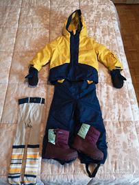 Completo da sci taglia 4/5 anni
