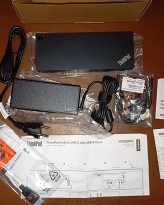 Dock Docking Station Lenovo ThinkPad 4K Hybrid USB