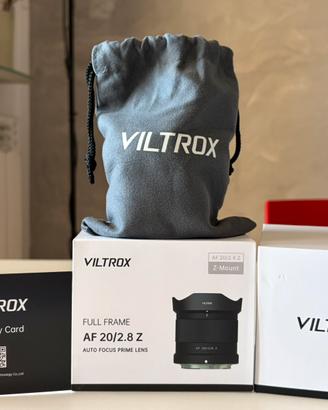 VILTROX 20mm F2.8 Z-MOUNT FULL FRAME-PARI AL NUOVO