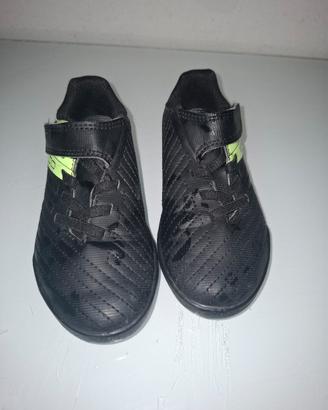 Scarpe calcio calcetto Kipsta tg. 27 nero verde