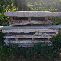 Piastre in marmo rosso della Lessinia