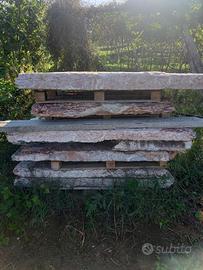 Piastre in marmo rosso della Lessinia