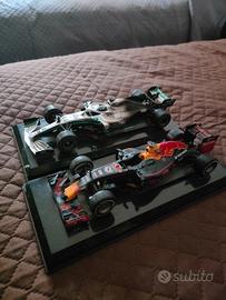 2 Modellini F1 Formula 1 scala 1/24 nuovi 