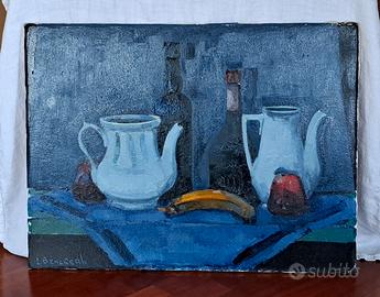 NATURA  MORTA  - olio  su tela 80x60