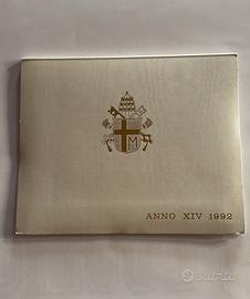 DIVISIONALE VATICANO 1992 FDC CON ARGENTO
