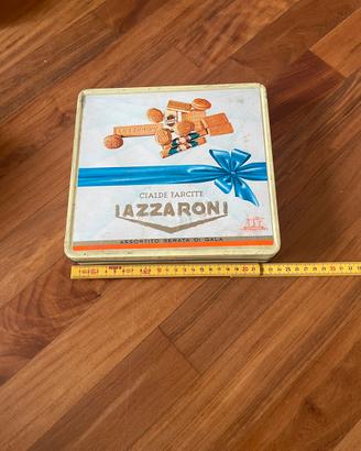 Originale, latta, biscotti Lazzaroni, anni 60