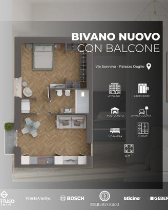 Elegante bivano completamente riqualificato