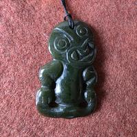 Ciondolo Hei Tiki Maori Neozelandese originale