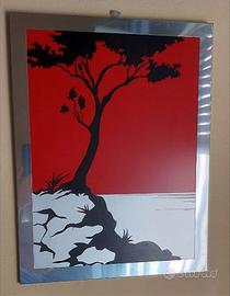 SERIGRAFIA  SU METALLO ANNI 70