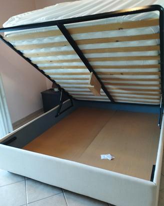 letto matrimoniale con contenitore