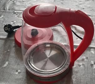 Bollitore in vetro 1,8 l, 2200 W, spegnimento auto