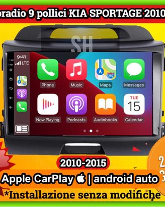 Autoradio Carplay KIA SPORTAGE 2010-2015