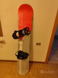 snowboard  più attacchi Union e scarponi n 45