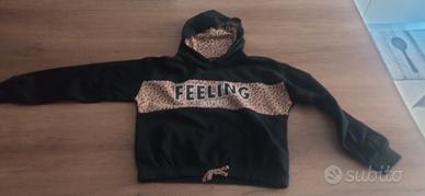 felpa ragazza nera taglia anni 10 11 Abbigliamento e Accessori In vendita a Bergamo
