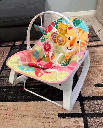 Sdraietta per neonati con arco giochi - come nuovo