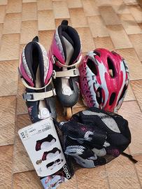 pattini+caschetto+protezioni