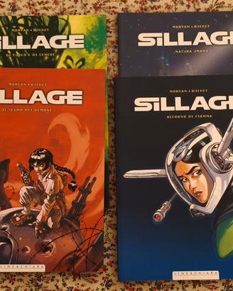 fumetto sillage 4 volumi completi