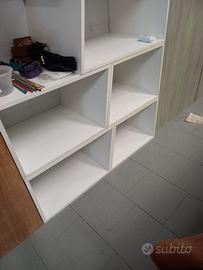 Ripiani a modulo impilabili per arredamento di neg