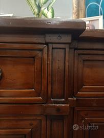 credenza bassa lunga per sala
