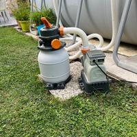 Pompa e filtro piscina