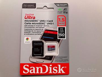 SanDisk Ultra microSDXC A1 V10 1,5 TB 1500GB NUOVA