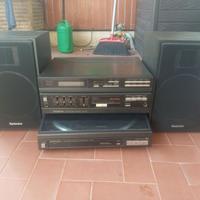 Stereo TECHNICS radio giradischi automatico casse