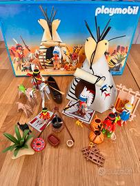 Set vintage Playmobil 3733 accampamento indiani