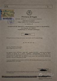 Preposto merci conto terzi