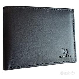 Portafoglio Uomo Pelle Top Grain RFID Bifold