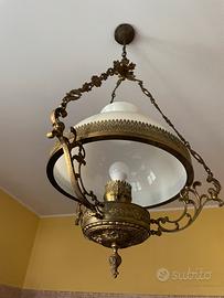 Lampadario vintage cucina taverna