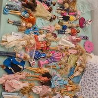 barbie x57 piu' bratz piccole rare vintage