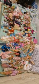 barbie x57 piu' bratz piccole rare vintage