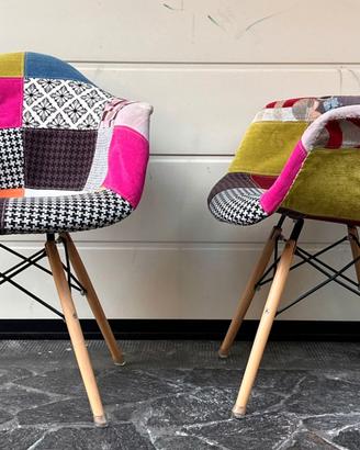 2 sedie patchwork
