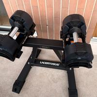 Manubri regolabili selektor (2-20kg) con supporto