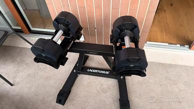 Manubri regolabili selektor (2-20kg) con supporto