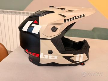 Casco moto cross Hebo in fibra