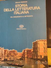 storia della letteratura italiana Ferroni