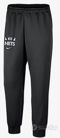 Nike pantaloni tuta Nba Brooklyn Nets neri Xxl
