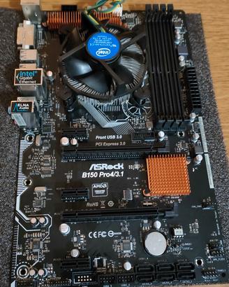 Scheda Madre ASRock b150 pro4 + Intel i5 6400