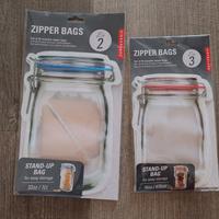 Zipper Bags Bustine Riutilizzabil