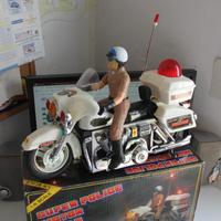TOYS LIGHT SOUND BUMP GO Super Police Motor Cycle