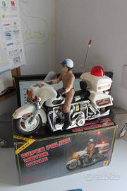 TOYS LIGHT SOUND BUMP GO Super Police Motor Cycle
